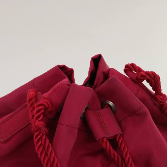 PRADA Shoulder Bag Nylon Red Auth 29726 - Picture 6 of 16